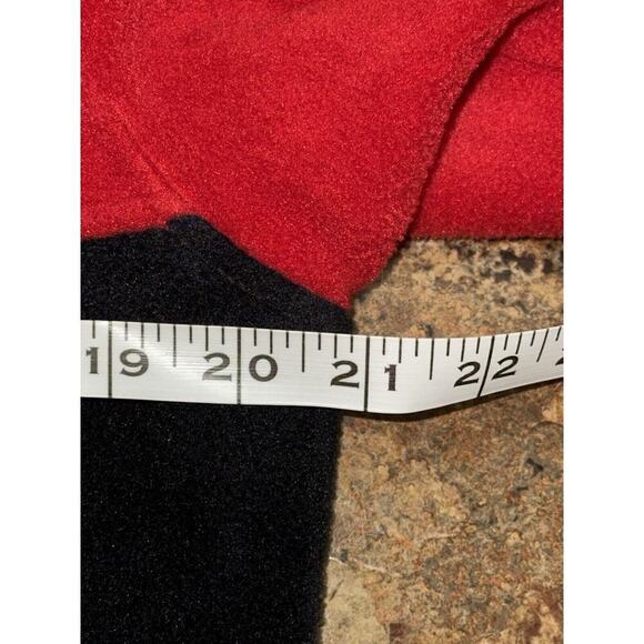 Columbia Men’s Jacket Fleece Size Small Red Black Colorblock Zippered Pockets - Picture 5 of 6